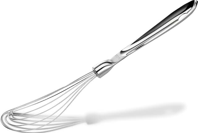 Specialty Stainless Steel Flat Whisk for Kitchen Use