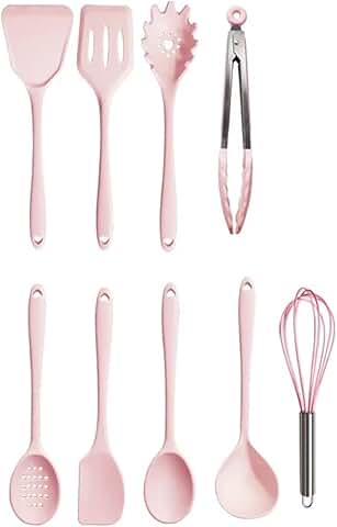 White 10/18Pcs Food Grade Silicone Kitchen Utensils Set