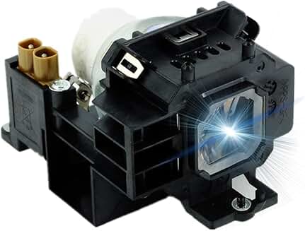 Replacement Lamp Bulb with Housing for Projectors
