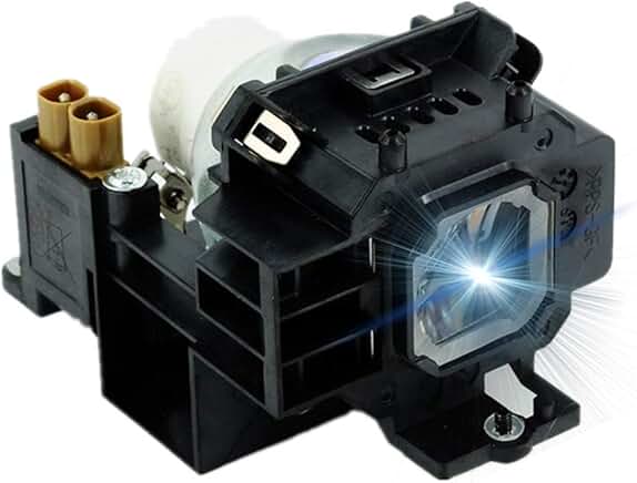 Replacement Lamp Bulb with Housing for Projectors