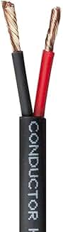 14 Gauge 2-Conductor Speaker Wire, 50ft, Black