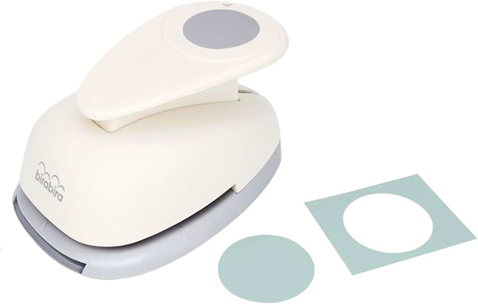 Circle Lever Action Craft Punch for Paper and Scrapbooking