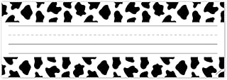 Cow Print Name Plates for Farm Friends