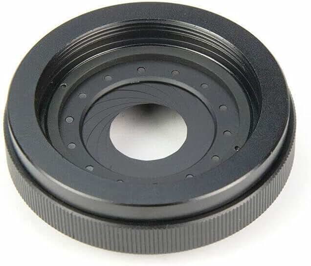 Adjustable Iris Diaphragm Camera Lens Adapter Ring