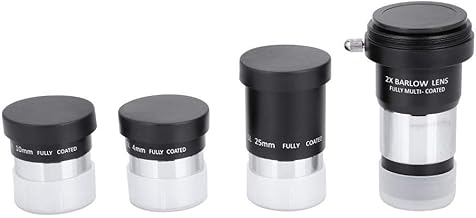 Astronomical Telescope Accessory Kit with Eyepieces and 2X Lens