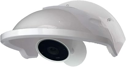 White Sunshade and Rain Cover for Outdoor Camera