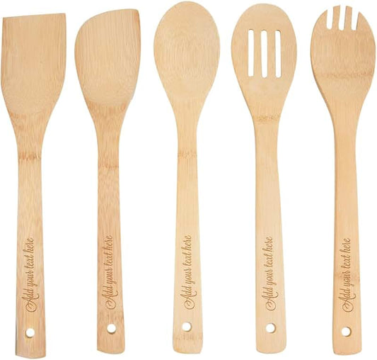 5-Piece Silicone Spatula Set for Cooking and Baking