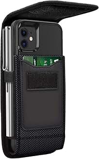 Flip Phone Case with Card Slot and Belt Clip for TCL K24