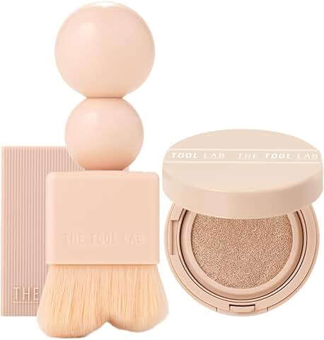 Foundation Brush and Mini Stamp Gift Set in Ivory