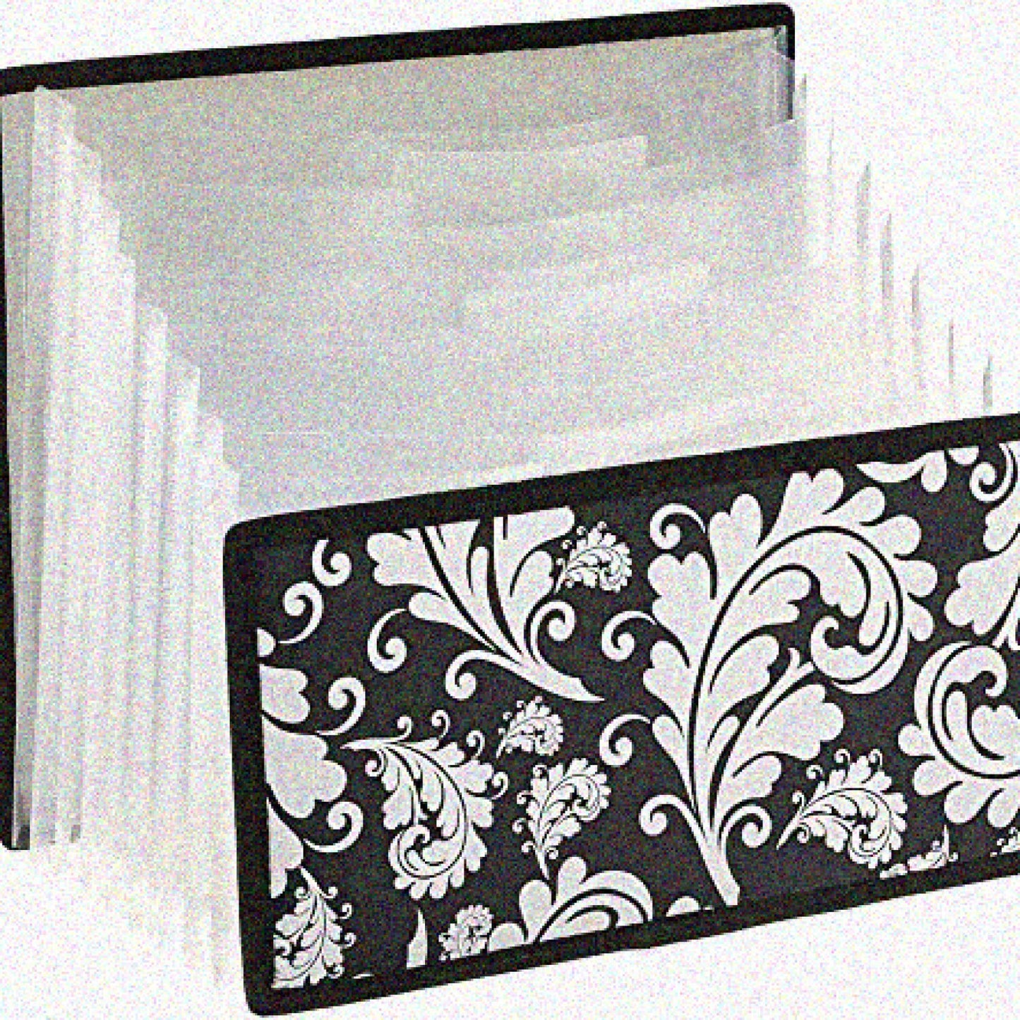 Storage Stadium Organizer Black and White 11.25 x 8 x 13.375 Inches