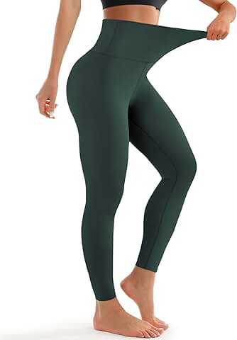 High Waisted Full Length Soft Yoga Pants for Women