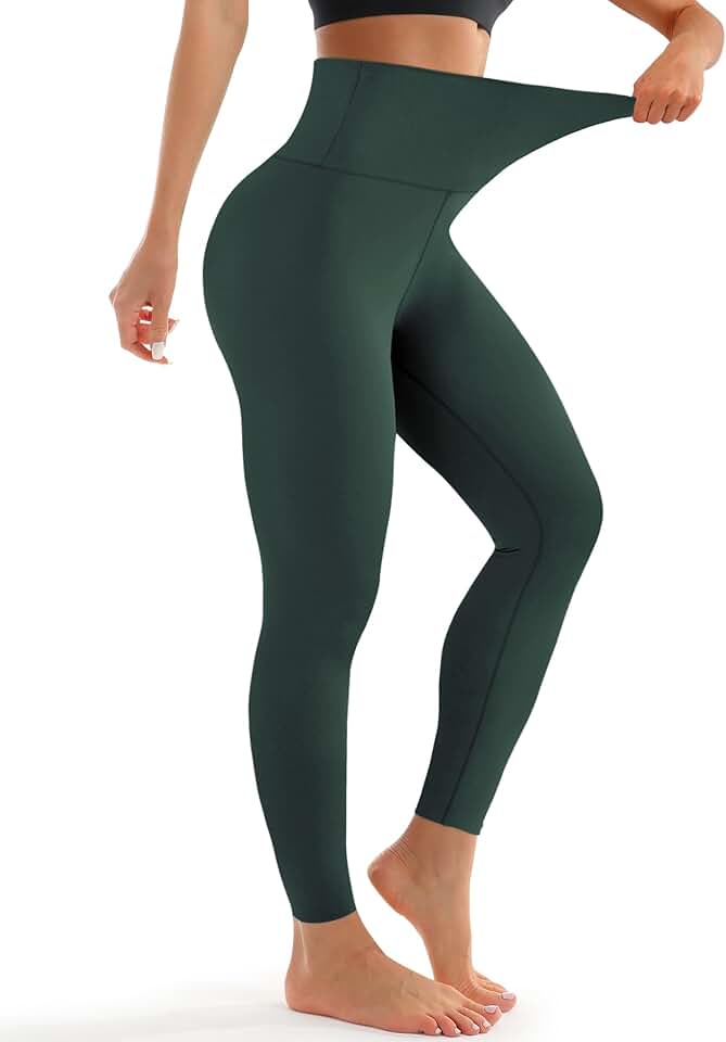 High Waisted Full Length Soft Yoga Pants for Women