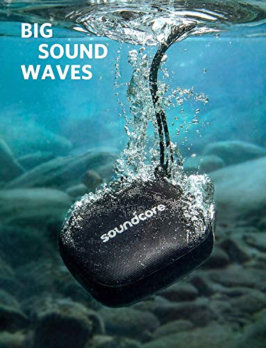 Anker Icon Mini, Waterproof Bluetooth Speaker with Explosive Sound, IP67 Water Resistance (Black)