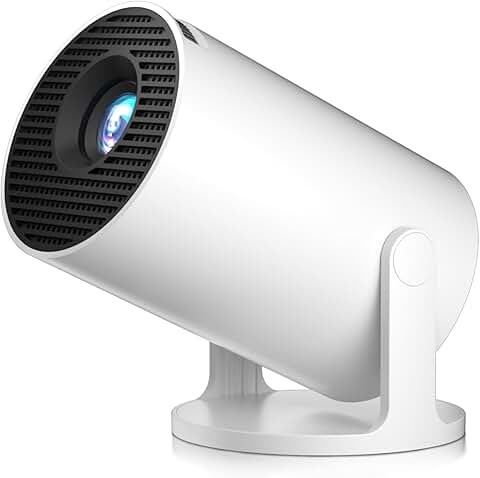 2025 4K Smart Projector with WiFi, Bluetooth, and Auto Keystone