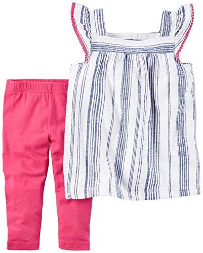 Baby Girls' 2 Pc Playwear Sets 239g347, Stripe, NB