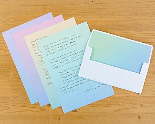 Colorful 48-Piece Writing Stationery Set with Envelopes