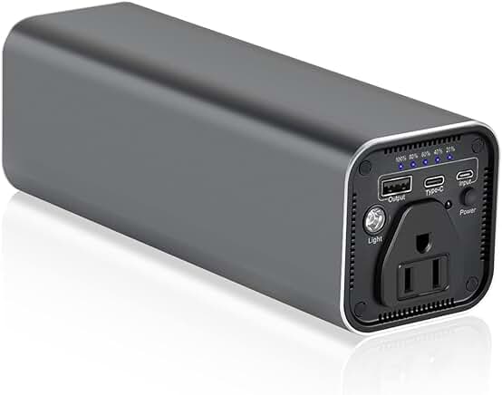 Portable 31200mAh Laptop Power Bank with AC Outlet
