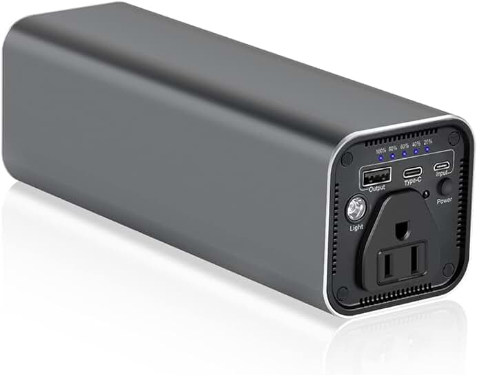 Portable 31200mAh Laptop Power Bank with AC Outlet