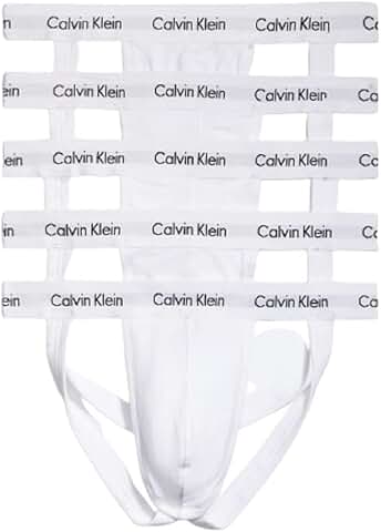 Men's Cotton Stretch Jock Strap, 5 Pack