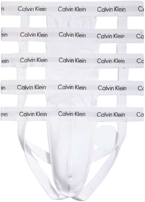 Men's Cotton Stretch Jock Strap, 5 Pack
