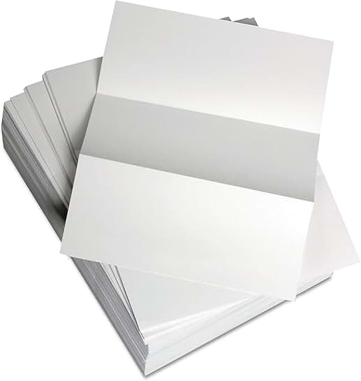 8.5 x 11 in. 20 lb White Copy Paper, 500 Sheets