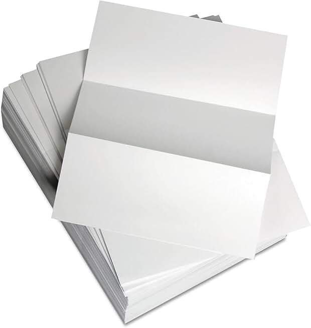 8.5 x 11 in. 20 lb White Copy Paper, 500 Sheets