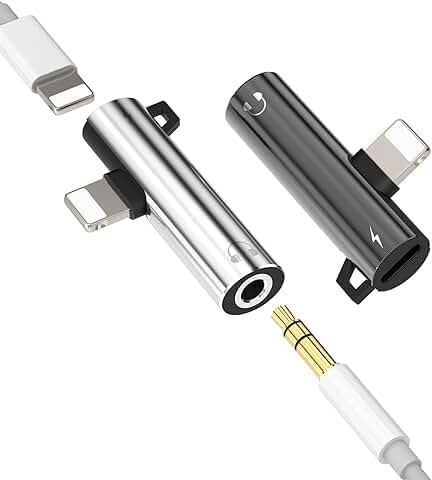 Lightning to 3.5mm Headphone Adapter 2 Pack