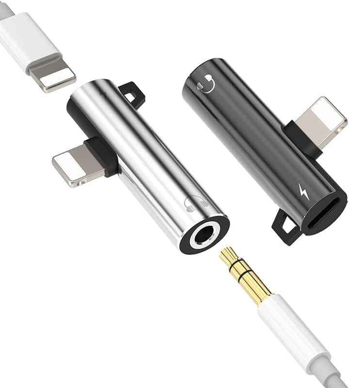 Lightning to 3.5mm Headphone Adapter 2 Pack