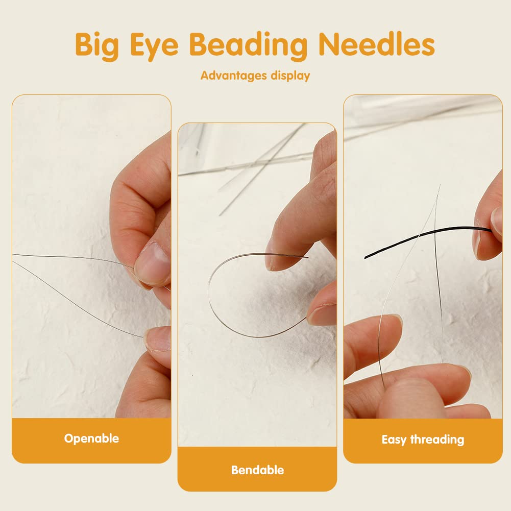 76-Piece Beading Needle Set for Jewelry Making