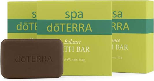 Set of three bath soap bars
