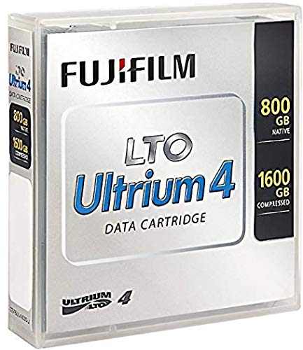 26247007 LTO Ultrium 4 800GB/1.6TB, 820m Data Storage Tape; High Capacity and Amazing Transfer Rates; 240MB/sec. (at 2:1 compression; 120MB/sec. ) Transfer Speed