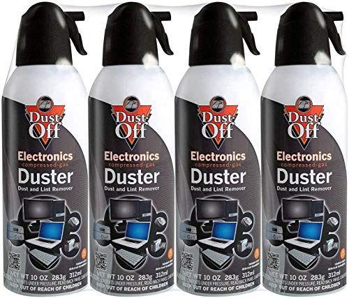 Falcon Electronics Compressed Gas Duster 10 oz Pack of 4