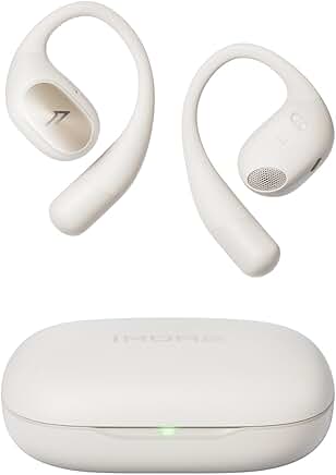 Open Ear Bluetooth Headphones with Deep Bass and 30-Hour Playtime
