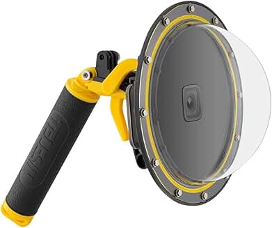 Underwater Dome Port for Action Camera, 98ft/30m