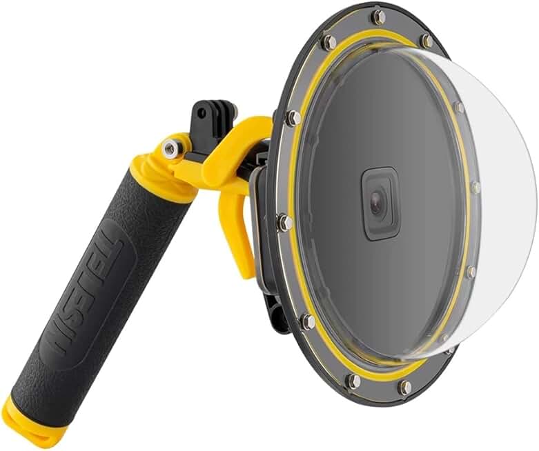Underwater Dome Port for Action Camera, 98ft/30m