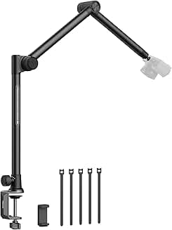 Overhead 3-Section Desktop Camera Mount with Ball Head