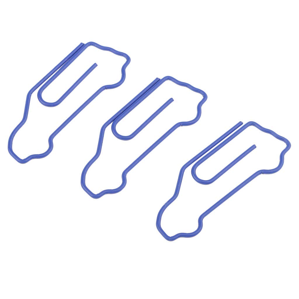 50 Car-Shaped Paper Clips for Office and School