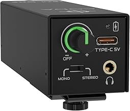 Wired In-Ear Monitor Amplifier with USB-C and LED Volume