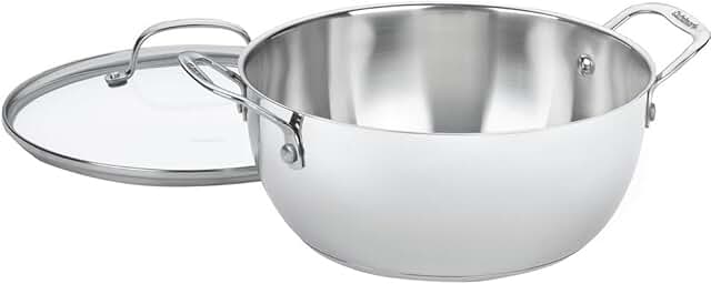 5.5-Quart Multi-Purpose Stainless Steel Pan