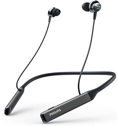 Wireless Neckband Headphones with Noise Canceling and 14-Hour Play