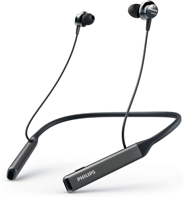 Wireless Neckband Headphones with Noise Canceling and 14-Hour Play