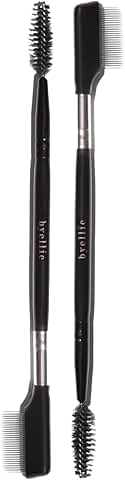 Dual-Ended Brow Brush for Shaping and Defining