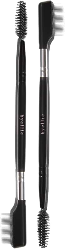 Dual-Ended Brow Brush for Shaping and Defining