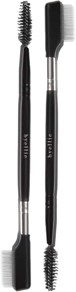 Dual-Ended Brow Brush for Shaping and Defining