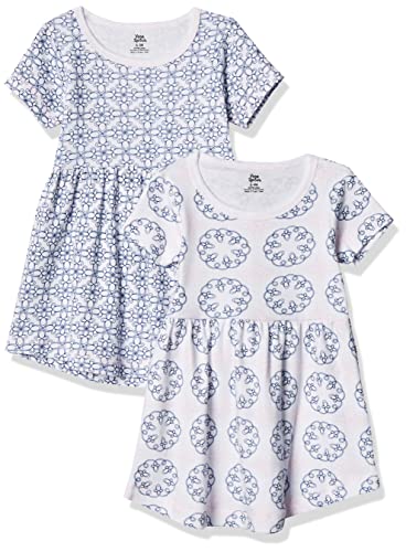 Cotton Dress, 2 Pack, Whimsical, 0-3 Months