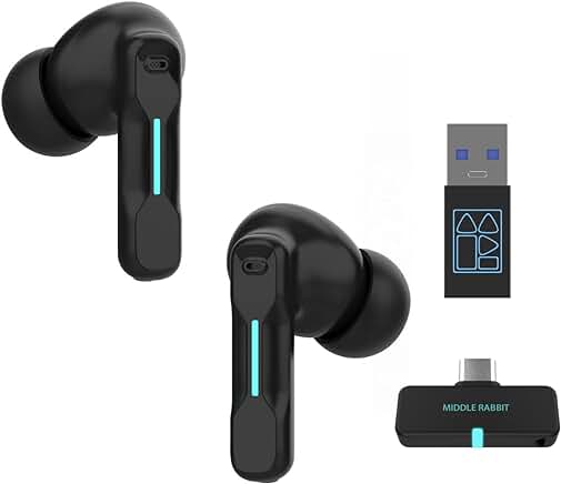 Wireless Earbuds for PC and Mobile with Low Latency