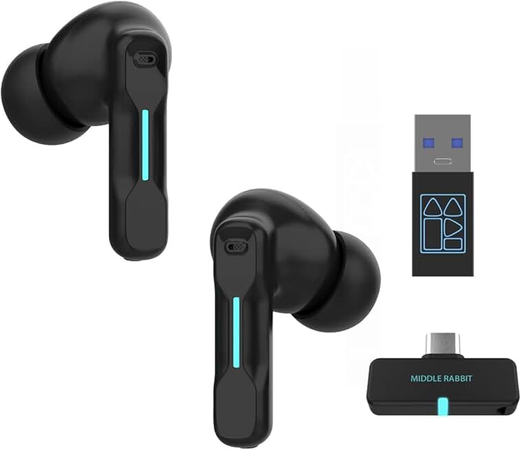 Wireless Earbuds for PC and Mobile with Low Latency