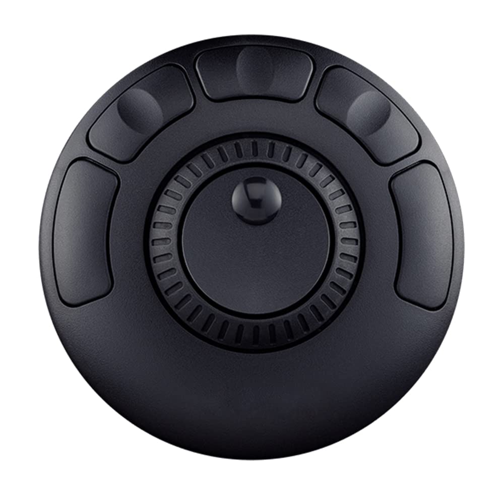 Design ShuttleXpress - Editing Shuttle with 5 Programmable Buttons - Ergonomic Video Editing Equipment Compatible with Mac and PC Systems