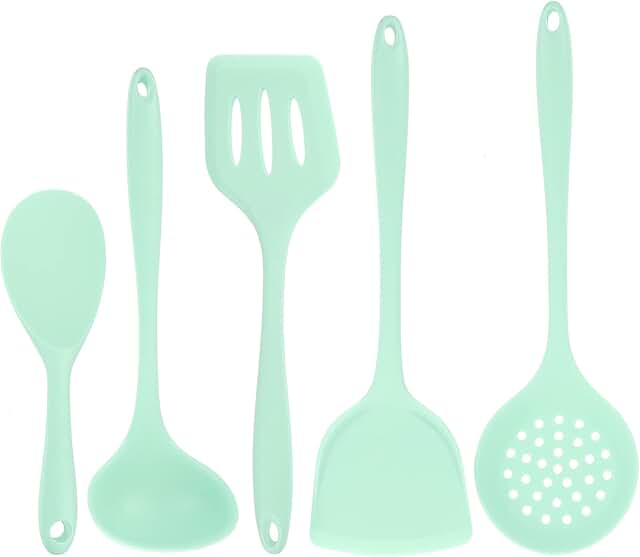 Silicone Kitchen Utensil Set for Cooking and Baking