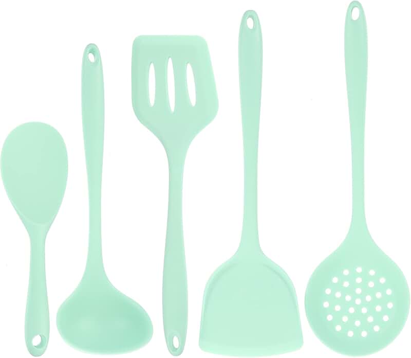 Silicone Kitchen Utensil Set for Cooking and Baking